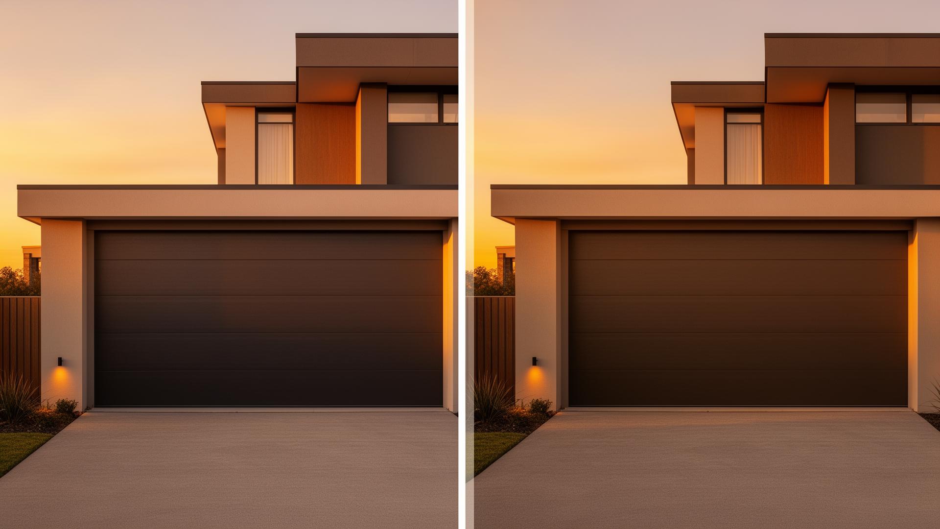 Professional steel garage door installation